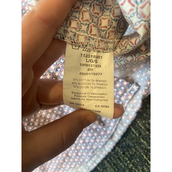 Wrangler 20X Shirt Mens Large geometric Competition Pearl Snap Western Cowboy - Picture 5 of 6